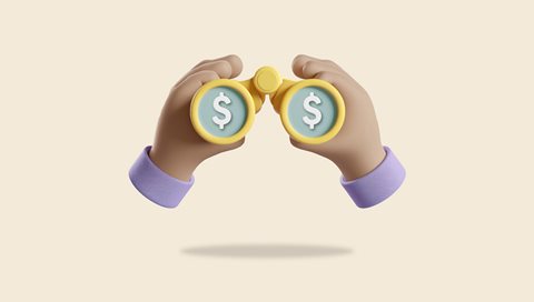 binoculars dollar