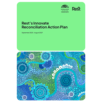 Cover of Rest's Innovate Reconciliation Action Plan