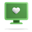 Screen star green 3D